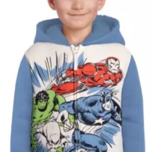 Marvel Superhero Plush Hoodie - Red, Blue, Green